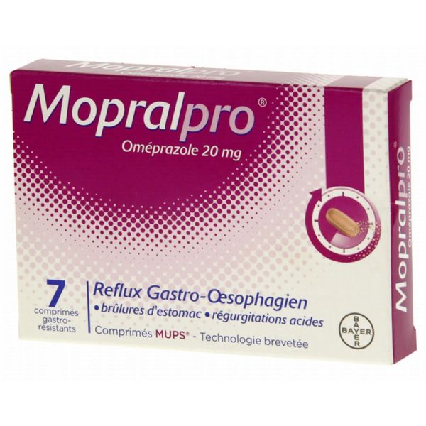Mopralpro reflux gastro-œsophagien x7