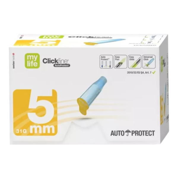 Mylife Clickfine AutoProtect pro Aiguilles pour stylo Ypsomed