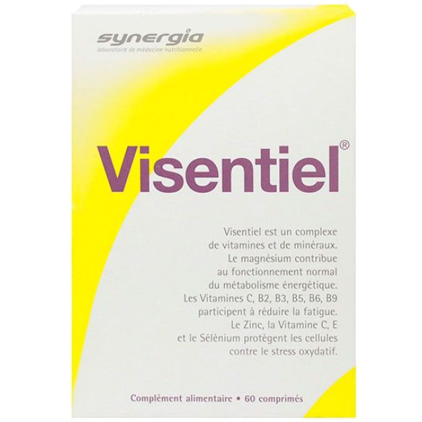 Visentiel fatigue vitamines et minéraux Synergia - 60 Comprimés
