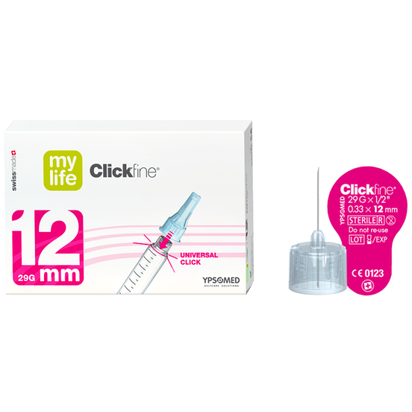 Mylife Clickfine DiamondTip Aiguilles pour stylo Ypsomed