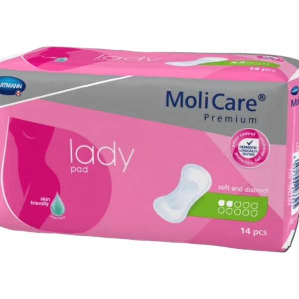 Molicare Premium Lady Pad - Protection féminine discrète et sécurisée- Skin firendly Aloe Vera - Har