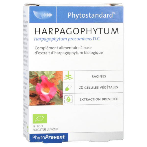 Phytostandard Harpagophytum Complément alimentaire Phytoprevent Pileje