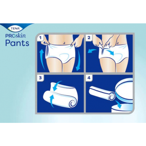 TENA PANTS PLUS 6 GOUTTES - Culottes absorbantes pour besoins urinaires modérés à importants