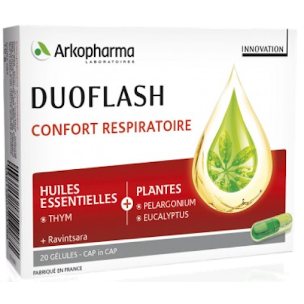 Duoflash Confort Respiratoire Arkopharma - 20 Gélules