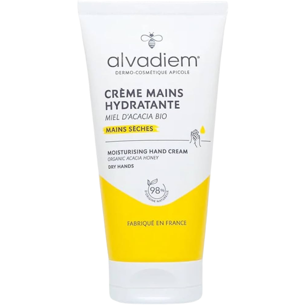 Alvadiem Crème Mains Hydratante au Miel d’Acacia Bio 50 ml