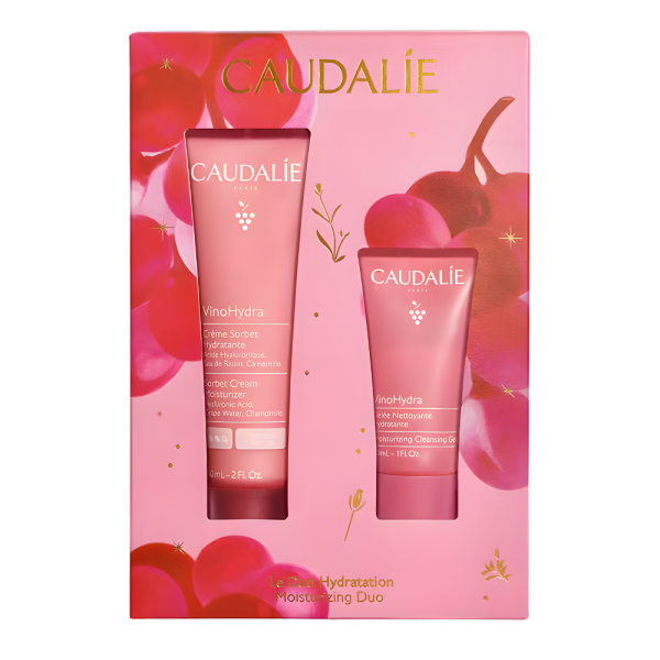 Caudalie Duo Hydratation VinoHydra – Routine Nettoyage + Soin Hydratant