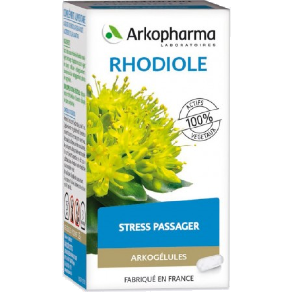 Arkogélules rhodiole stress passager Arkopharma - 45 gélules
