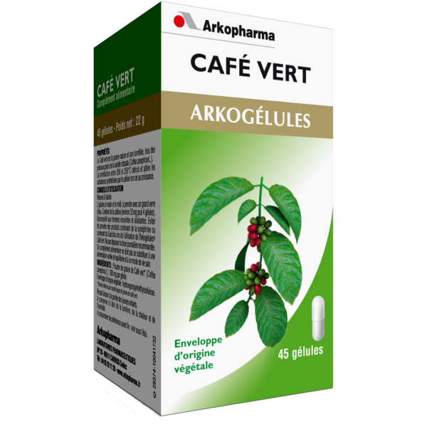 Arkogélules café vert Arkopharma - 45 gélules