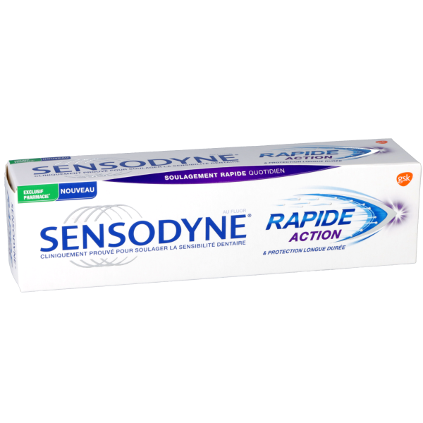 Dentifrice Rapide protection longue durée Sensodyne - 75 mL