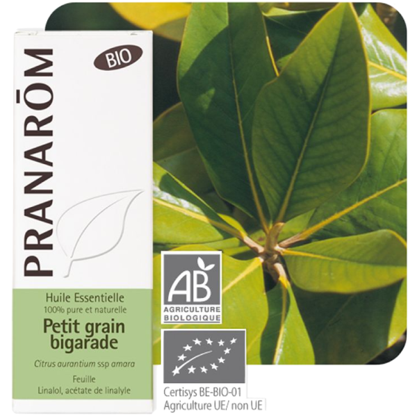 Huile Essentielle Bio Petit Grain Bigarade Pranarôm - 10ml