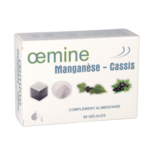 Complément Alimentaire Manganèse-Cassis Oemine - 60 Gélules